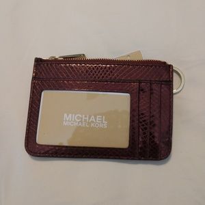 Michael Kors zipper coin purse/ wallet